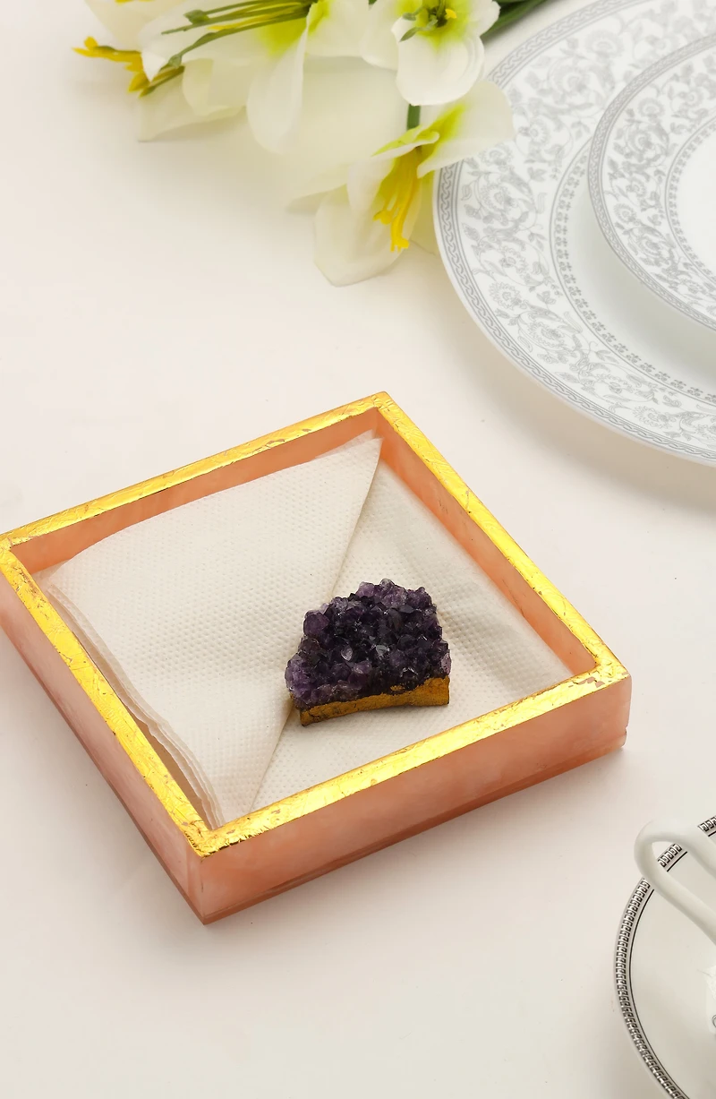 Gemstone Napkin Holder