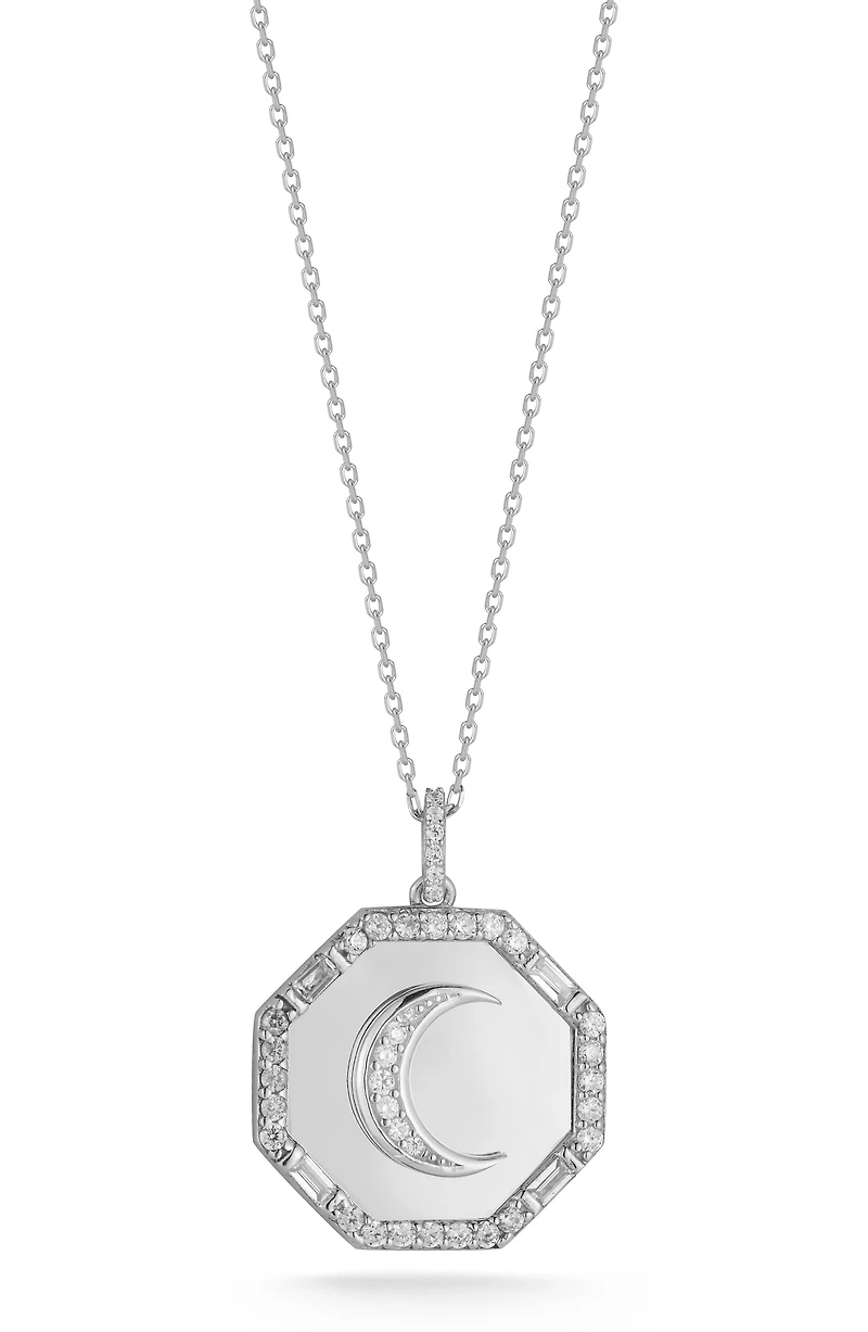 Moon Pendant Necklace