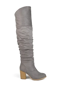 Kaison Wide Calf Ruched Tall Boot