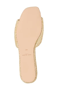 Eye Woven Slide Sandal
