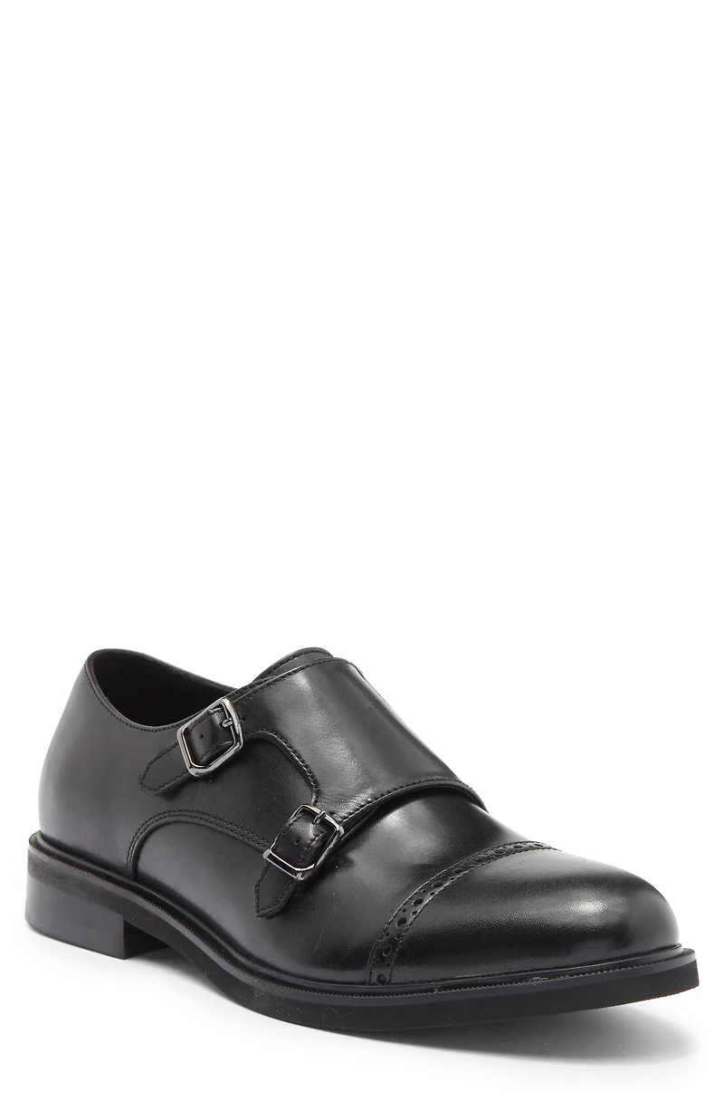 Ruben Cap Toe Double Monk Strap Shoe