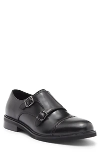 Ruben Cap Toe Double Monk Strap Shoe