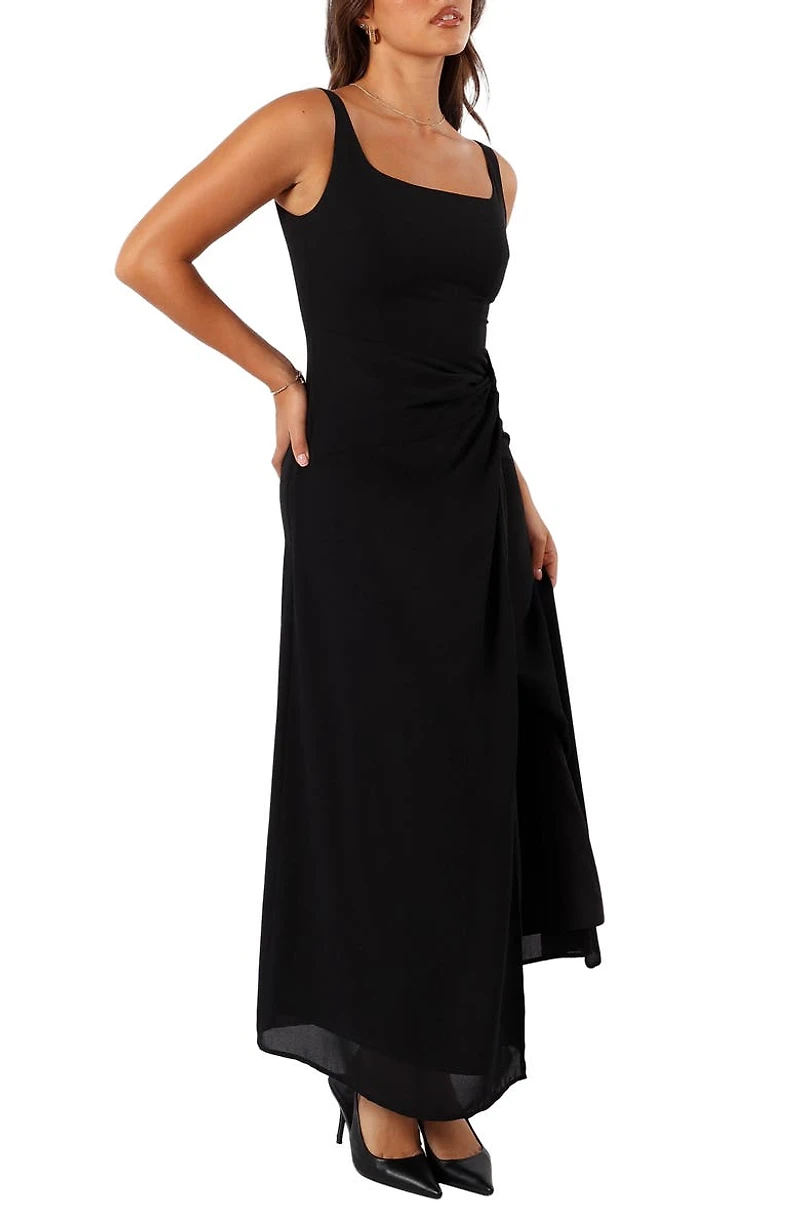 Nadea Wrap Front Sheath Dress