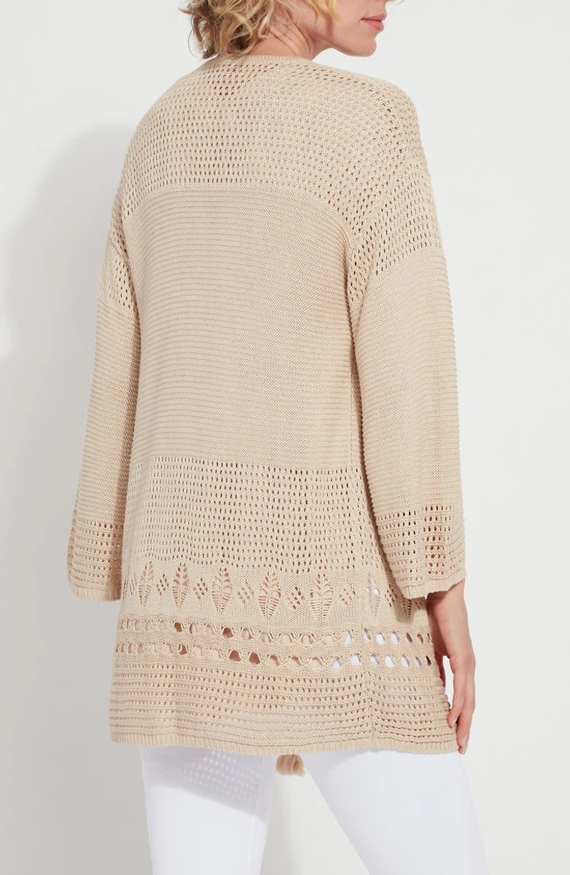 Dani Open Knit Cardigan Sweater