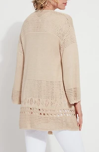 Dani Open Knit Cardigan Sweater