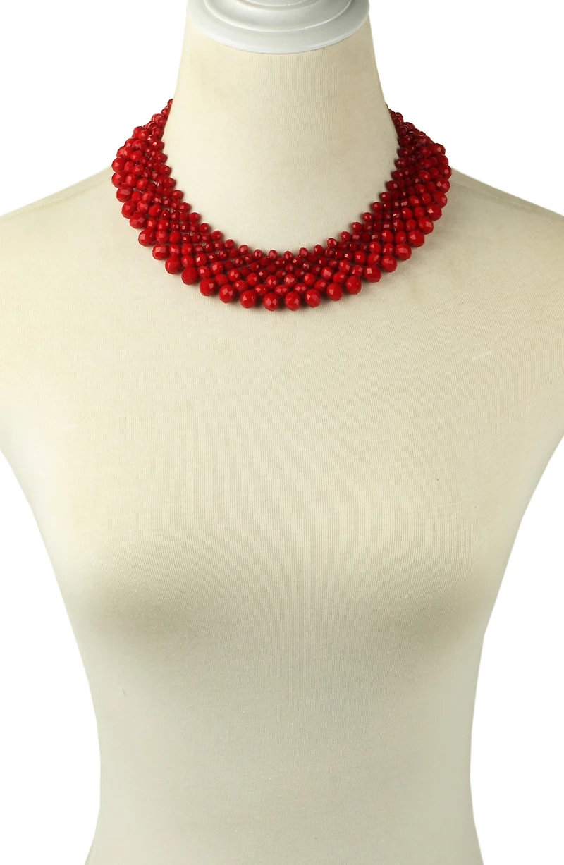 Anita Crystal Statement Collar Necklace