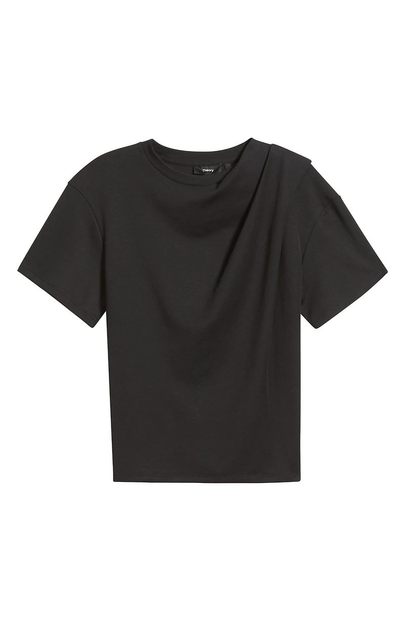 Draped Supima® Cotton T-Shirt