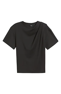 Draped Supima® Cotton T-Shirt