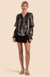 Ambrosial Silk Blend Top