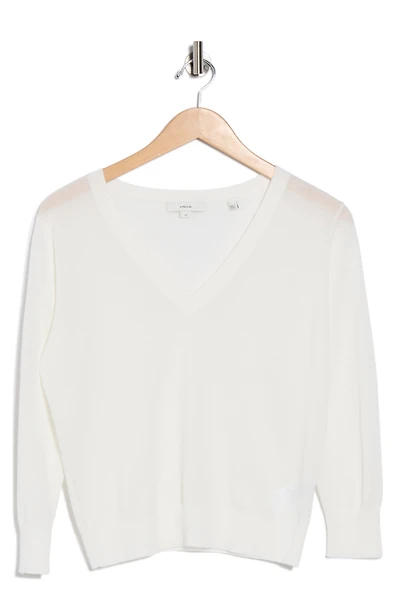 Cotton V-Neck Sweater