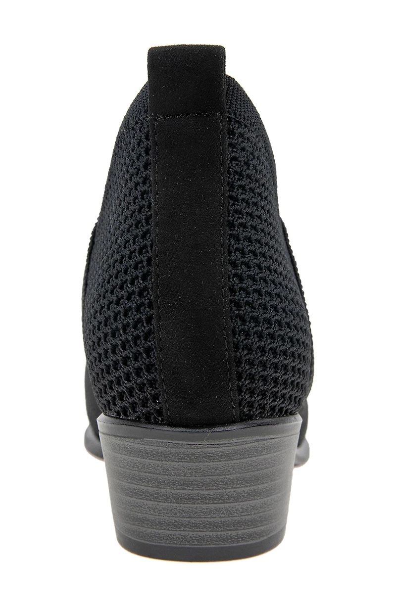 Tory Open Knit Ankle Bootie