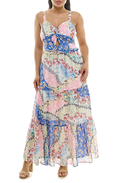 Twist Front Maxi Dress