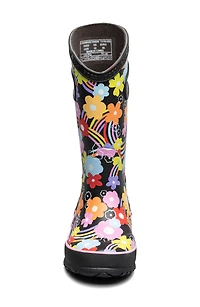 Kids' Rainbow Flower Rain Boot