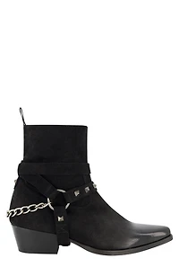 Suede Zip Boot