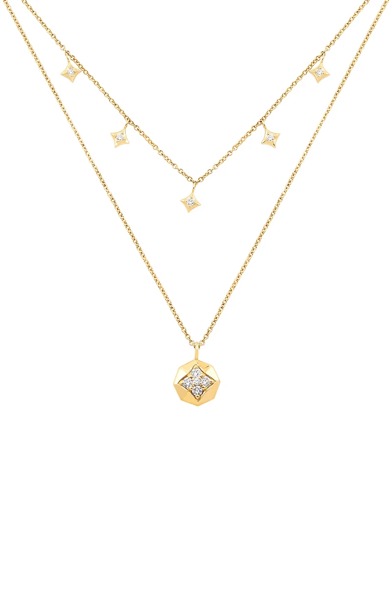 Diamond Layered Necklace
