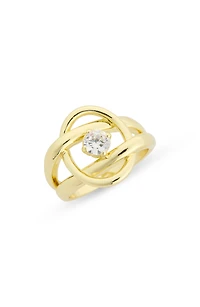 Trendy Oval Stone Ring