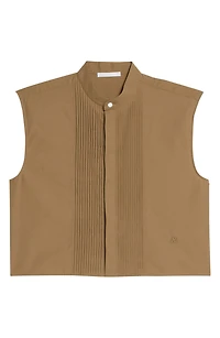 Tux Bib Pintuck Top