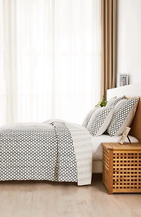 Scalloped Handstitched Kantha Set of 2 Cotton Shams