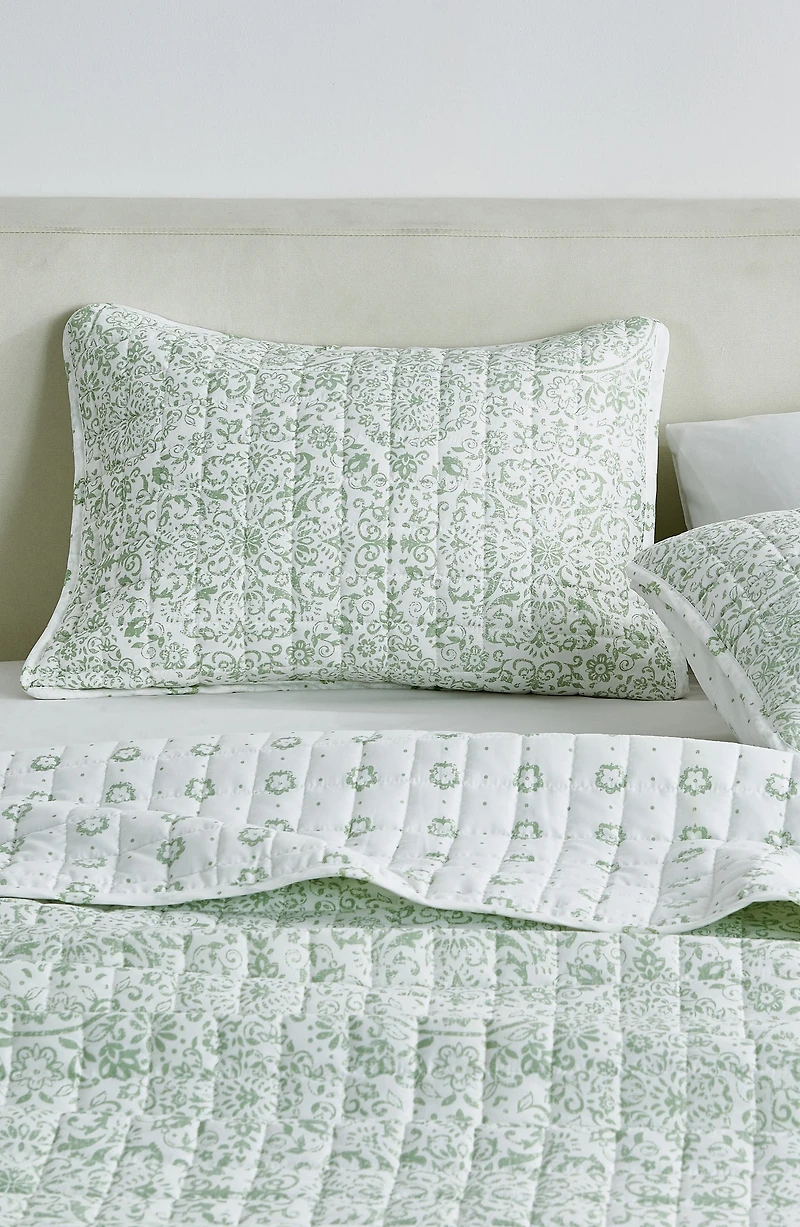 Floral 3-Piece Quilt Set