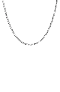 Sterling Silver Curb Chain Necklace