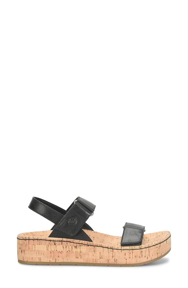 Sloan Quarter Strap Platform Sandal