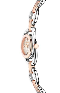 Gioiello Two-Tone Bracelet Watch, 22.8mm