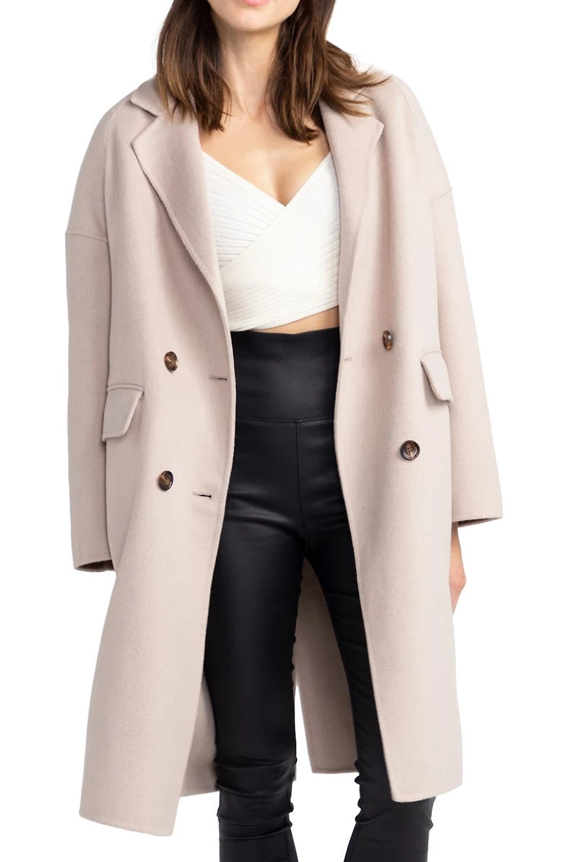 Amnesia Oversized Wool Blend Coat