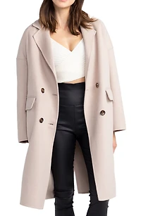 Amnesia Oversized Wool Blend Coat