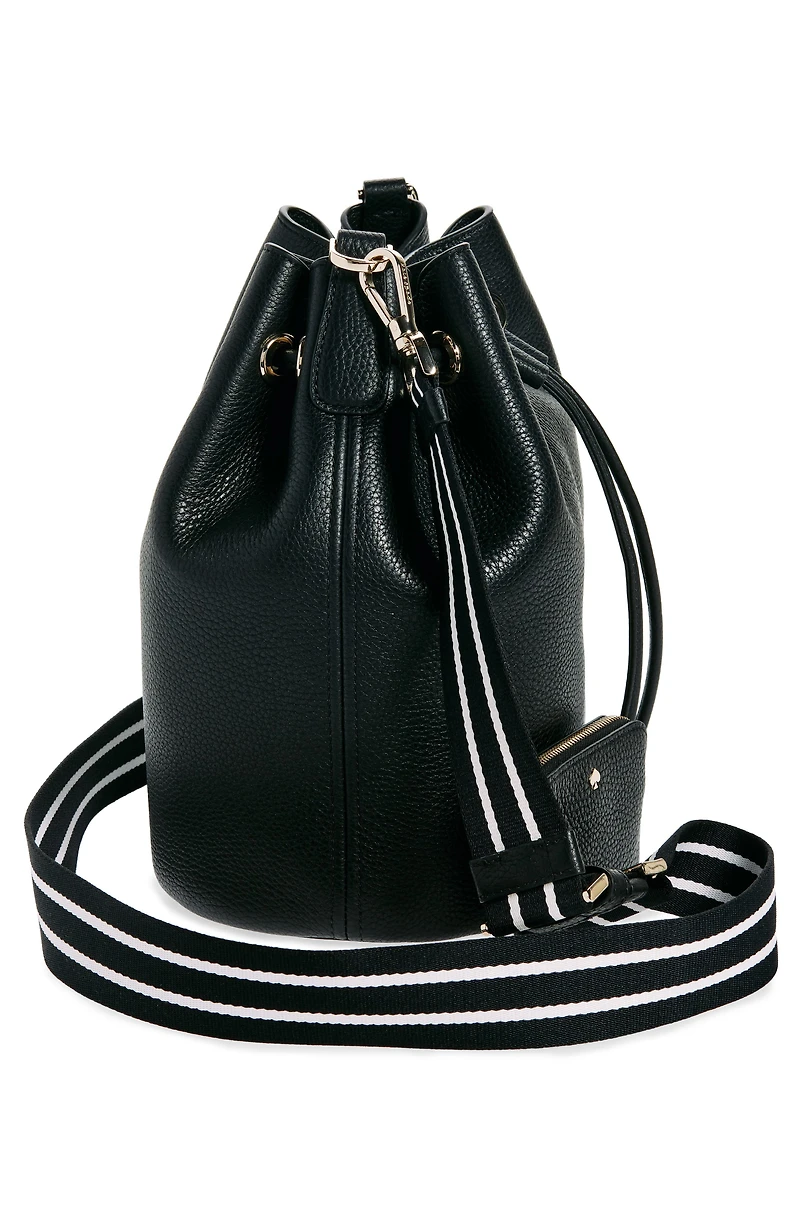 rosie leather bucket bag