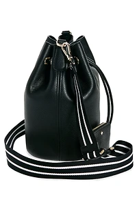 rosie leather bucket bag