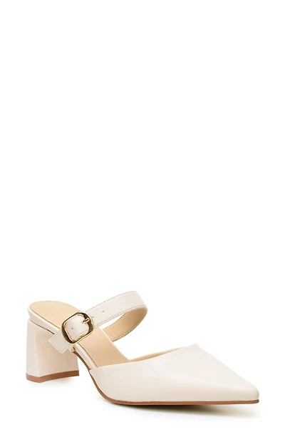 Belky Buckle Mule Pump