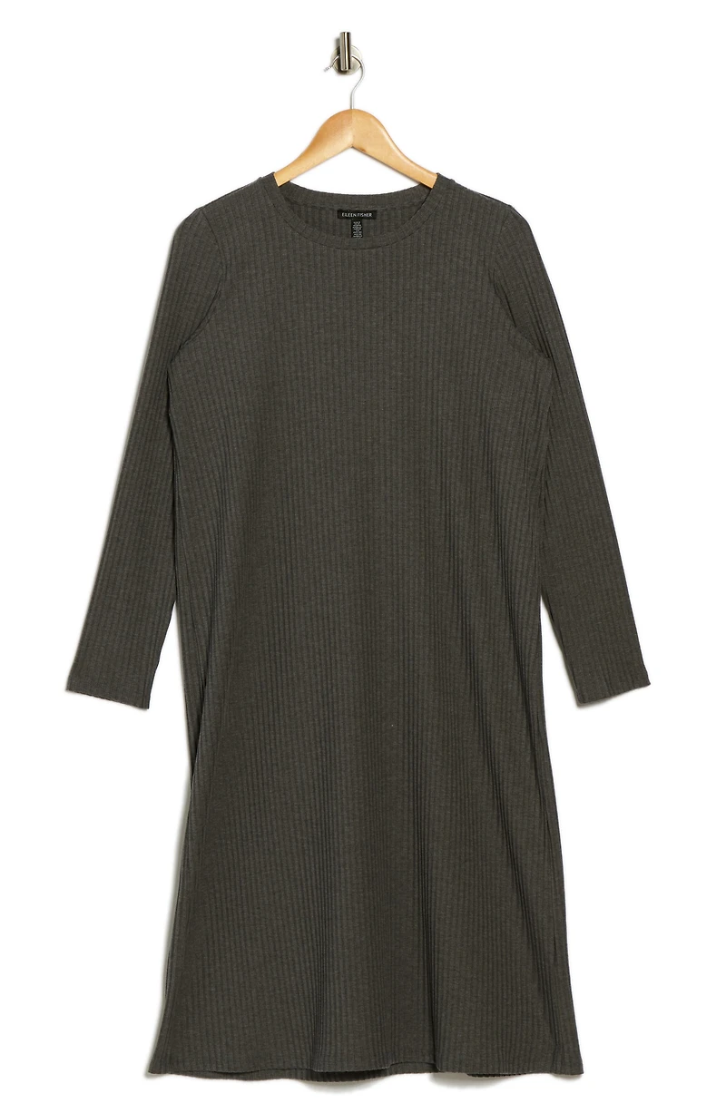 Long Sleeve Rib Dress