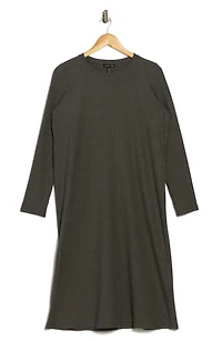 Long Sleeve Rib Dress