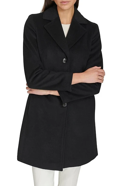 Notch Wool Blend Coat