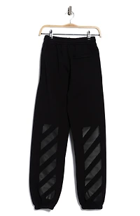 Diagonal Tab Slim Sweatpants