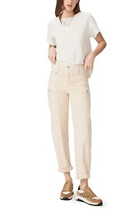 Alexis High Waist Ankle Barrel Cargo Jeans