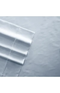 Home Collection Premium Ultra Soft 4-Piece Solid Bed Sheet Set - Light Blue