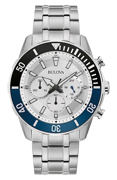Chronograph Bracelet Watch, 44mm