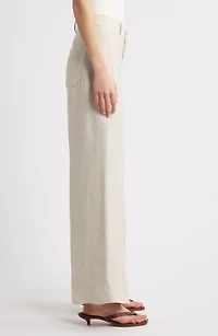 Le Slim Palazzo High Waist Wide Leg Pants
