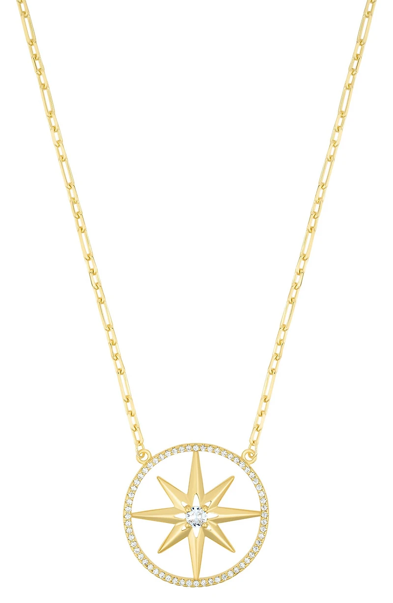 Pavé Starburst Pendant Necklace