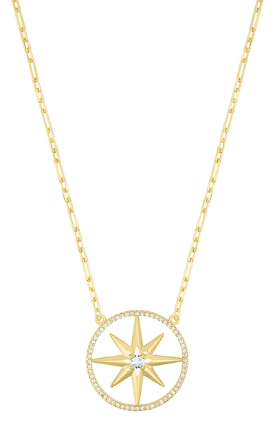 Pavé Starburst Pendant Necklace