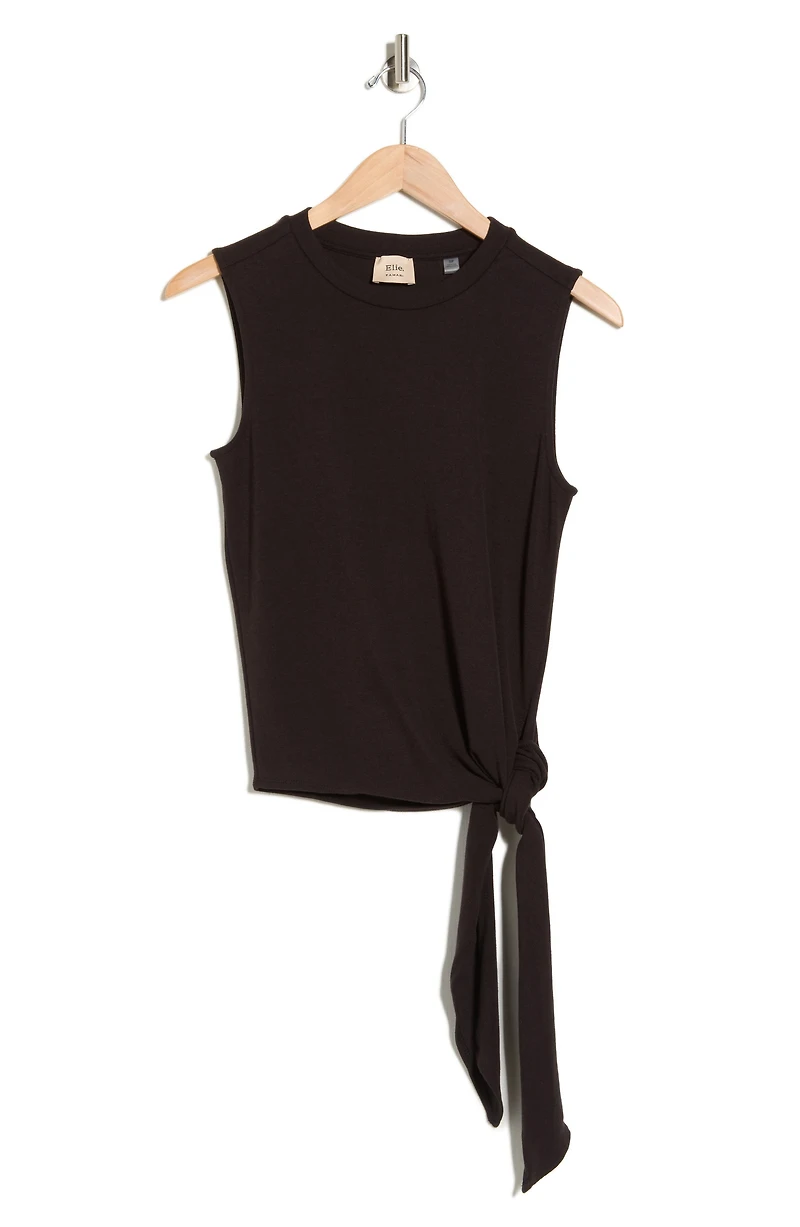 Side Tie Crewneck Tank