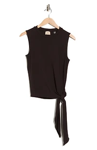 Side Tie Crewneck Tank