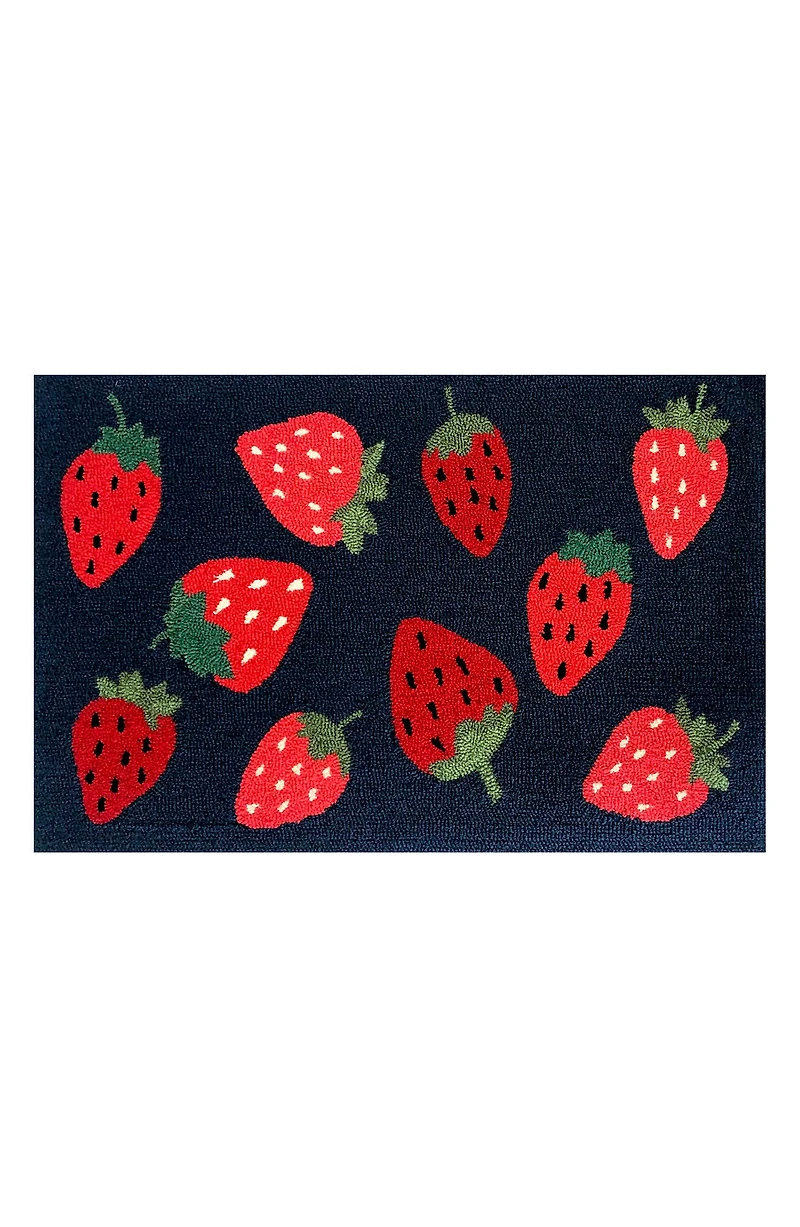 Strawberry Toss Door Mat