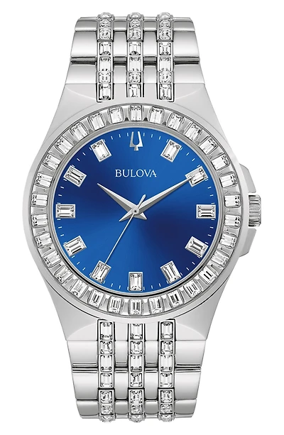 Phantom Crystal Bracelet Watch, 42mm