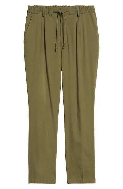 Perin Linen Blend Drawstring Pants