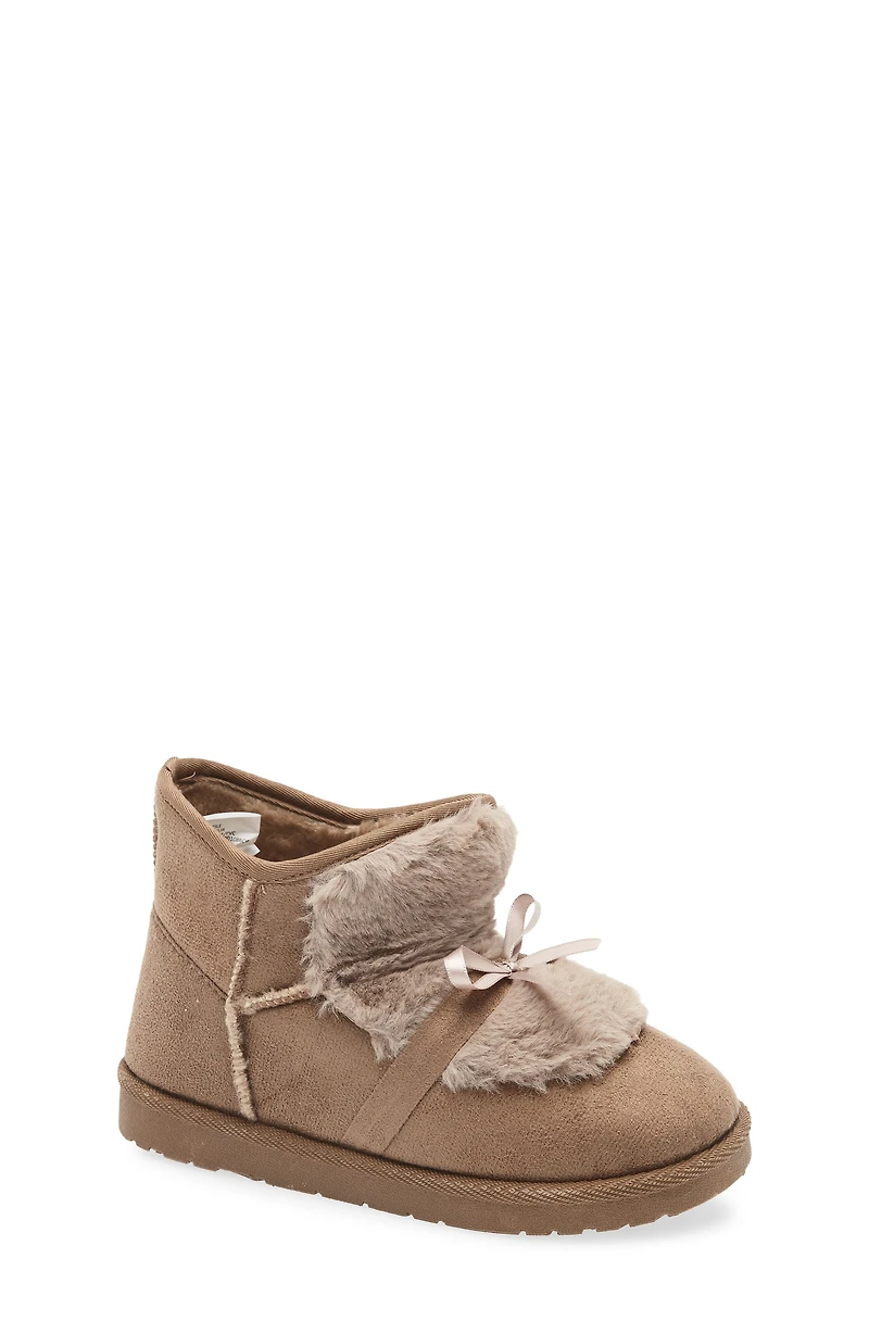 Kids' Faux Fur Lined Slipper Boot