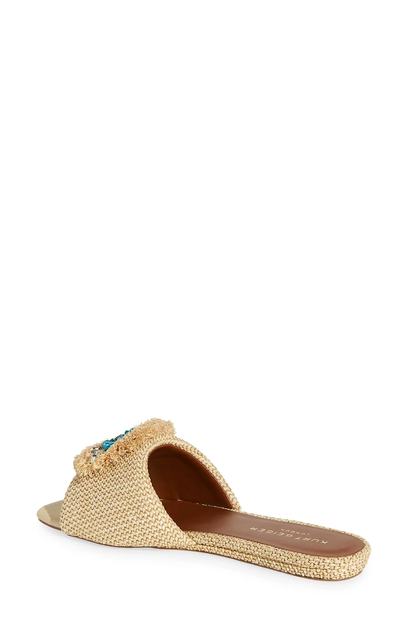 Eye Woven Slide Sandal