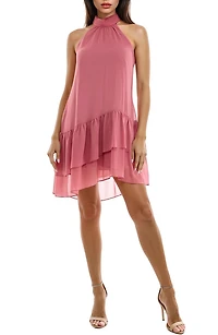 Tiered Chiffon Minidress