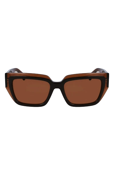 Classic Logo 55mm Square Sunglasses